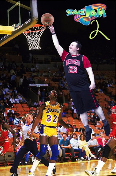 Danny Lyons as Michael Jordan Dunk